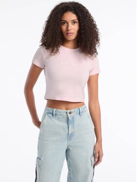 Guess Jeans Guess Jeans T-Shirt 177411 Růžová Classic Fit