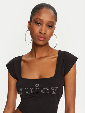 Juicy Couture Top Regal JCBCT224831 Crna Slim Fit