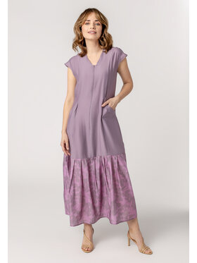 QUIOSQUE QUIOSQUE Sukienka codzienna 4UC010 Fioletowy Regular Fit