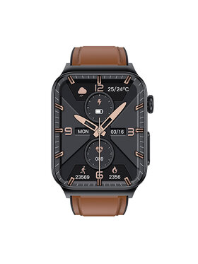Watchmark Watchmark Smartwatch Cardio One b Brązowy
