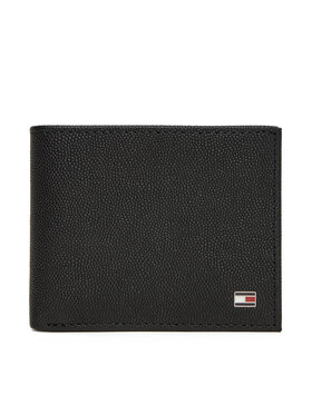Tommy Hilfiger Tommy Hilfiger Велике Чоловіче Портмоне Th Flag Mini Cc Wallet AM0AM13518 Чорний