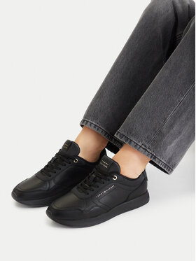 Tommy Hilfiger Tommy Hilfiger Laisvalaikio batai Retro Runner FW0FW09411 Juoda