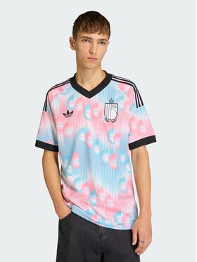 adidas adidas Koszulka techniczna 162235 Niebieski jasny Slim Fit