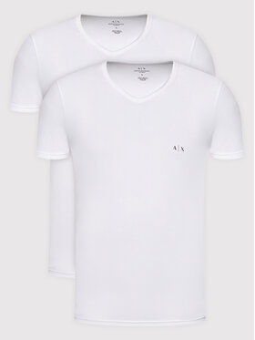 Armani Exchange Armani Exchange Póló szett 956004 CC282 04710 Fehér Regular Fit