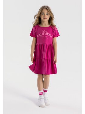 minoti minoti Sukienka codzienna 22fleece58 Różowy Regular Fit