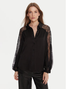 TWINSET TWINSET Cămașă 252LL2TBB Negru Regular Fit