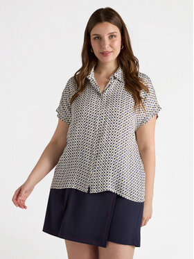 Fiorella Rubino Fiorella Rubino Camicia 5033T001377N0S1 Écru Regular Fit