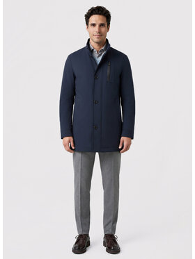 Pako Lorente Pako Lorente Płaszcz przejściowy P26WF-7X-010 Granatowy Regular Fit
