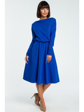 BeWear BeWear Vestito da giorno B087 Blu Regular Fit