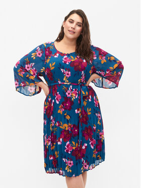 Zizzi Zizzi Nyári ruha CA06015A Kék Regular Fit