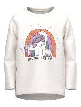 NAME IT NAME IT Μπλουζάκι 13218914 Λευκό Regular Fit