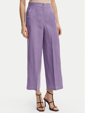 Marella Marella Hlače Clava 2615131182 Ljubičasta Regular Fit