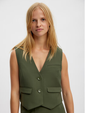 Gestuz Gestuz Telovnik 10906727 Zelena Regular Fit