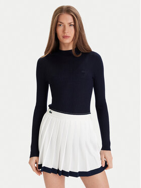 Lacoste Lacoste Svetr AF4189 Tmavomodrá Slim Fit