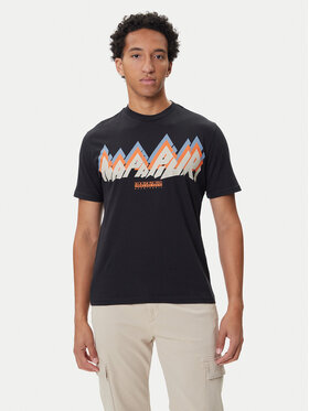 Napapijri Napapijri T-shirt Fiemme NP0A88T5 Crna Regular Fit