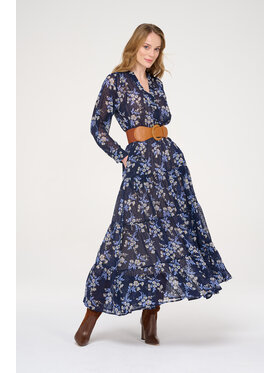 Castellani Castellani Sukienka codzienna Sukienka Diva Granatowy Regular Fit