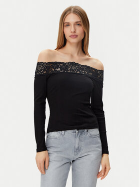 Morgan Morgan Bluză 251-THEODOR Negru Slim Fit