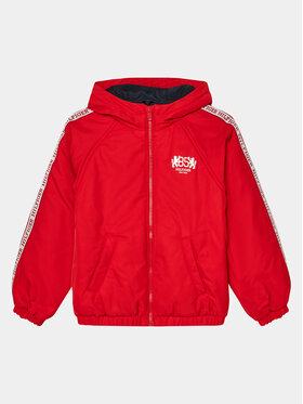 Tommy Hilfiger Tommy Hilfiger Giacca di transizione Heritage Logo Windbreaker KB0KB08880 Rosso Regular Fit