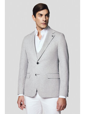 Lancerto Lancerto Marynarka Terralba MA131125000009 Szary Slim Fit