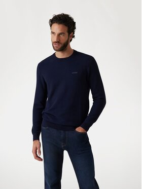 Guess Guess Sweter 170939 Niebieski Classic Fit