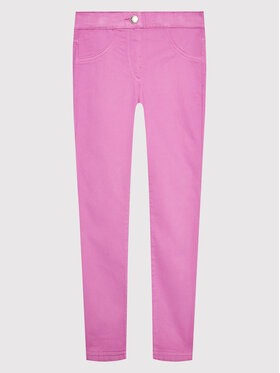 United Colors Of Benetton United Colors Of Benetton Spodnie materiałowe 4AU0CE00Q Różowy Skinny Fit