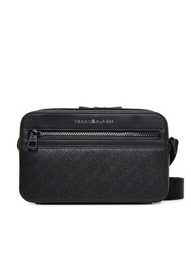Tommy Hilfiger Tommy Hilfiger Crossover torbica Th Monogram Ew Reporter AM0AM13837 Crna