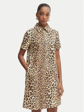 LOLA CASADEMUNT LOLA CASADEMUNT Sukienka codzienna LS2616134 Brązowy Loose Fit