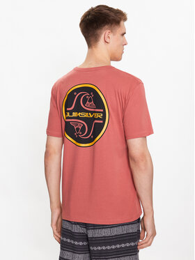 Quiksilver Quiksilver T-shirt Core Bubble EQYZT07232 Narančasta Regular Fit