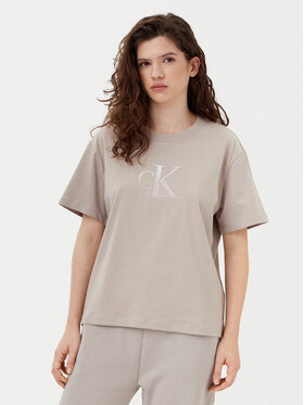 Calvin Klein Jeans Calvin Klein Jeans Тишърт Monologo J20J224798 Сив Relaxed Fit
