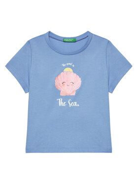 United Colors Of Benetton United Colors Of Benetton T-Shirt 3I1XG10JJ Blau Regular Fit