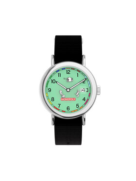 Timex Timex Ročna ura Timex x Monopoly Weekender TW2Y47000 Črna