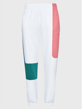 Kaotiko Kaotiko Παντελόνι φόρμας AL053-01-G002 Λευκό Relaxed Fit