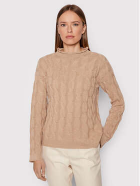 United Colors Of Benetton United Colors Of Benetton Kampsun 1335D2467 Pruun Regular Fit
