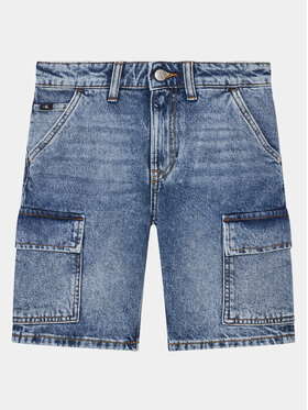 Calvin Klein Jeans Calvin Klein Jeans Džínsové šortky Skater IB0IB02004 Modrá Regular Fit