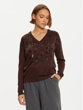LOLA CASADEMUNT lola_casademunt Светр LF2411007 Коричневий Regular Fit