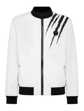 Plein Sport Plein Sport Bomber 28345 Bianco Regular Fit