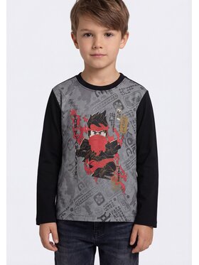 LEGO LEGO Longsleeve Taj221 Czarny Regular Fit