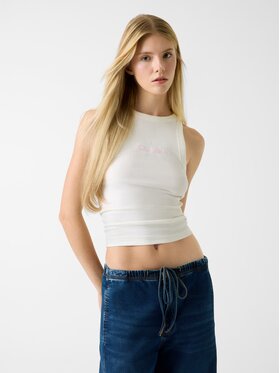 Guess Jeans Guess Jeans Top 180345 Beżowy Classic Fit
