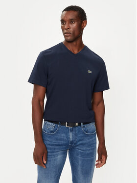 Lacoste Lacoste T-krekls TH5077 Tumši zils Regular Fit