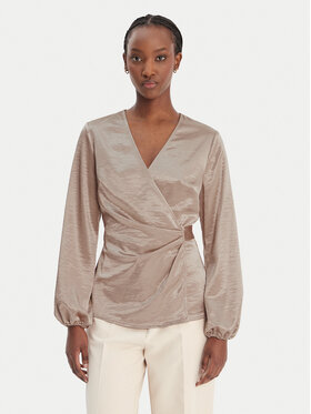 Guess Guess Bluse W6RH47 W2612 Beige Regular Fit