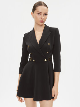 Elisabetta Franchi Elisabetta Franchi Коктейльна сукня AB-385-36E2-V580 Чорний Regular Fit