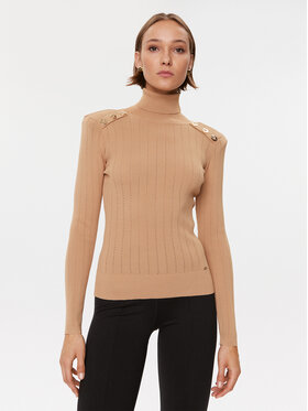 Gaudi Gaudi Rollkragenpullover 321FD53001 Braun Regular Fit