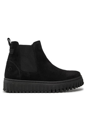 Tamaris Tamaris Kotníková obuv s elastickým prvkem 1-25405-43 Černá