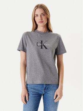 Calvin Klein Jeans Calvin Klein Jeans T-Shirt Hero Classic LV047B865G Szary Regular Fit