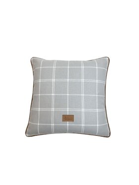 Sweet Living Sweet Living Poduszka Poduszka RIVERHEAD TARTAN LIGHT GREY XL Szary