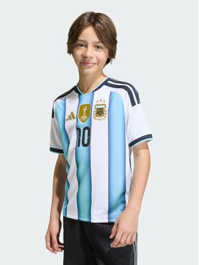 adidas adidas Koszulka techniczna Argentina 26 Home Messi Kids Jersey Biały Regular Fit