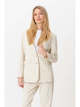 TeeShoppen TeeShoppen Marynarka 'Perform Collection' Kremowy Regular Fit
