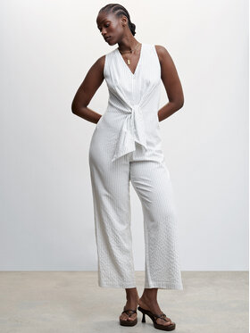 Mango Mango Kezeslábas Dalas 47008630 Fehér Regular Fit