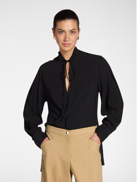 Elena Mirò Elena Mirò Koszula 5002Z000036N033 Czarny Regular Fit