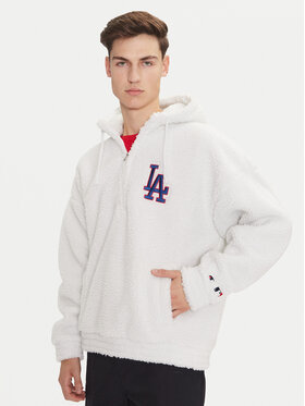 Champion Champion Majica dugih rukava 220455 Bijela Loose Fit